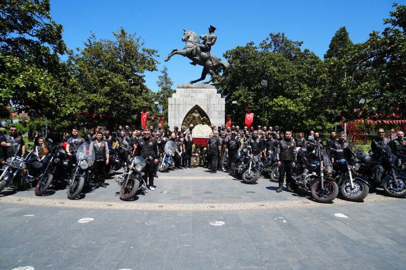 samsun haber: 81 ilden gelen motosikletçiler Samsun’da buluştu! 