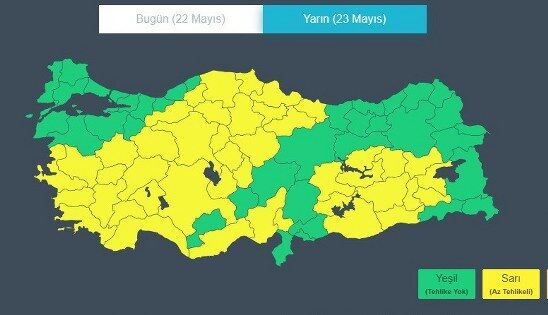 samsun haber: Meteoroloji'den Samsun için uyarılar peş peşe! 9 saat sürecek