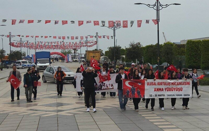 samsun haber: Kurtuluş ruhu yeniden canlandı! Samsun’dan yürüyüş başladı