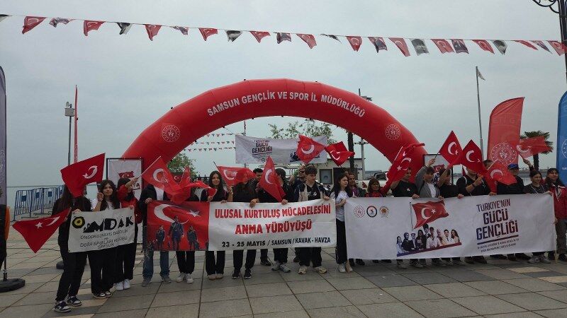 samsun haber: Kurtuluş ruhu yeniden canlandı! Samsun’dan yürüyüş başladı