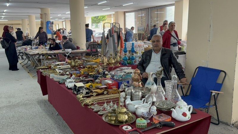 samsun haber: Atakum’daki antika pazarı geçmişi günümüze taşıyor
