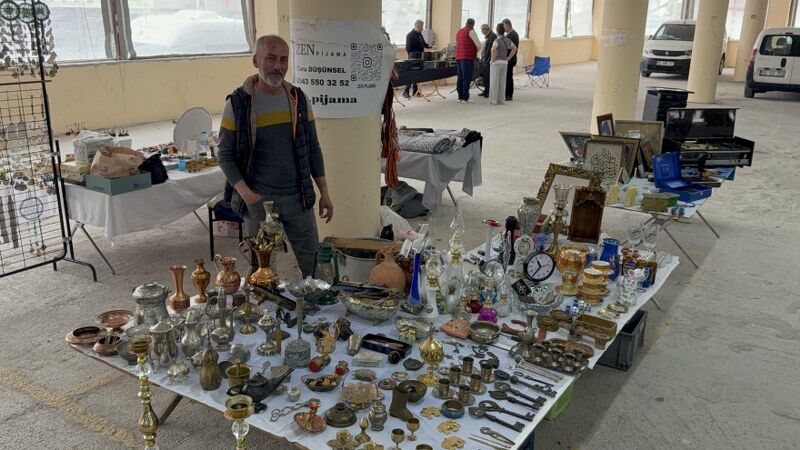 samsun haber: Atakum’daki antika pazarı geçmişi günümüze taşıyor