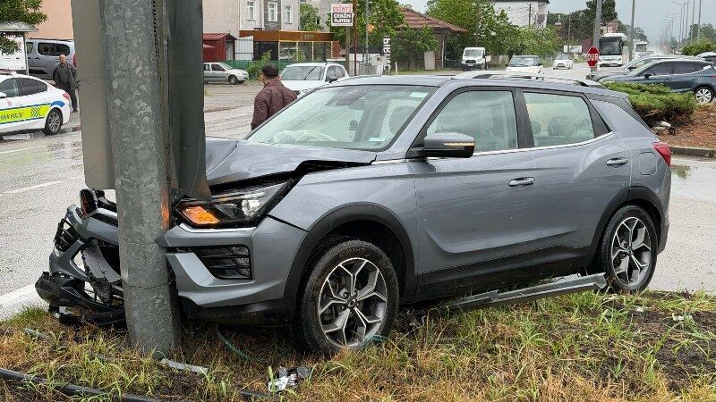 samsun haber: Samsun'da düğün yolunda kaza! Faciaya ramak kaldı