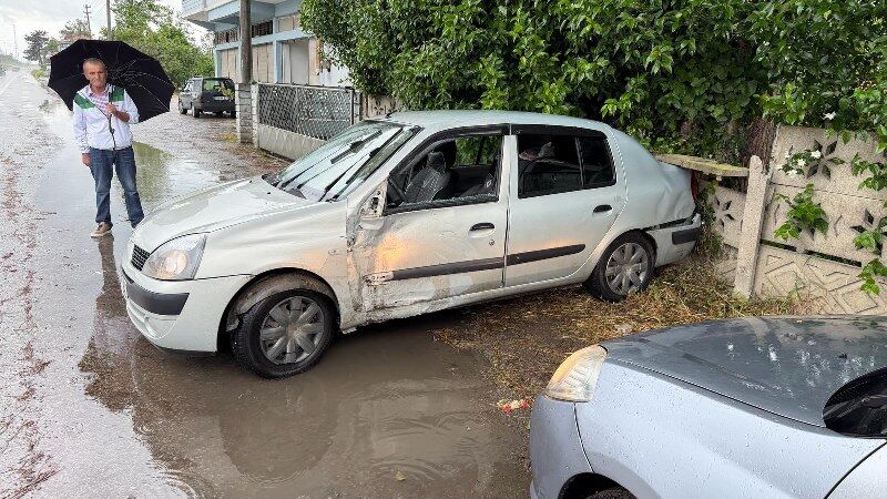 samsun haber: Samsun'da düğün yolunda kaza! Faciaya ramak kaldı