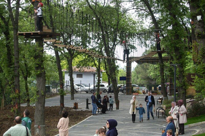 samsun haber: Haziranda ücretli olacak! Canik Macera Parkı'na ziyaretçi akını 