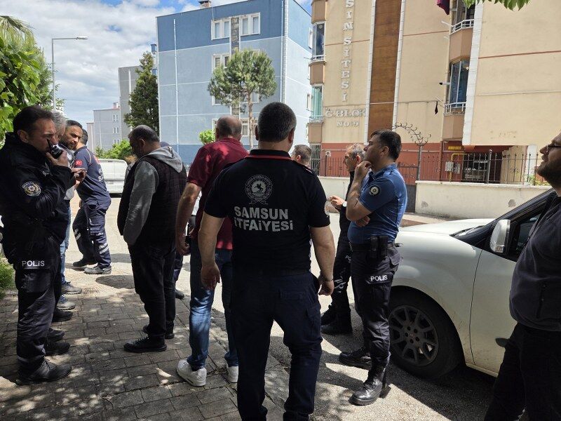 samsun haber: Samsun'da mahallede panik! 2 saatlik ikna çabası 