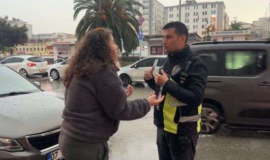 samsun haber: Samsun'da korsan taksi denetimde ilginç anlar! "Döner almaya geldim"