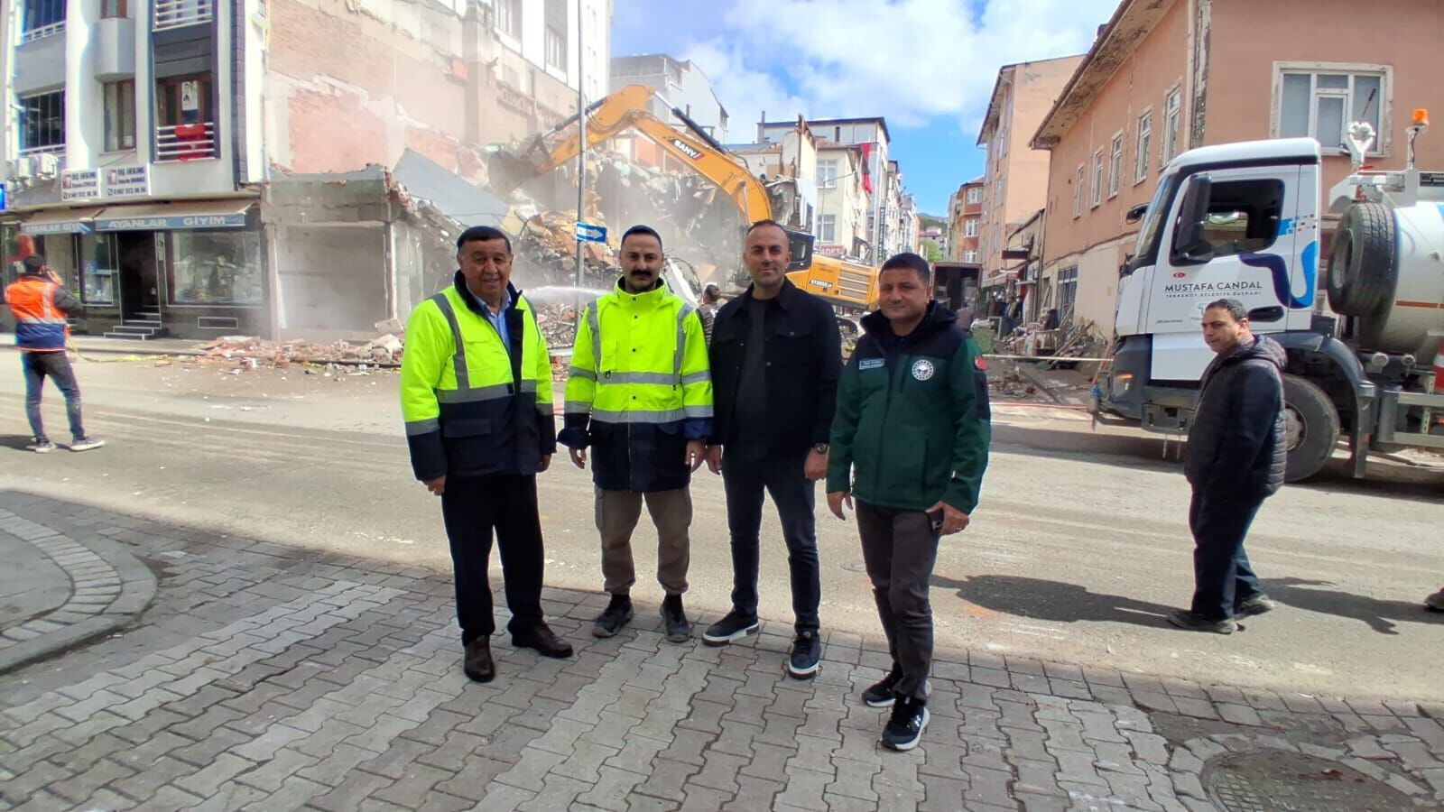 samsun haber: Havza’da dere üzerindeki yapılar kaldırılıyor
