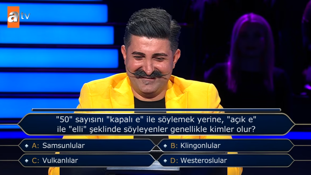 samsun haber: Kim Milyoner Olmak İster'de güldüren "açık e" sorusu! Yanıt Samsunlular oldu 