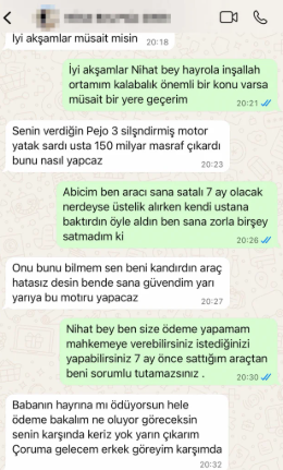 7 ay önce aracını sattığı kişiden gelen mesajla neye uğradığını şaşırdı