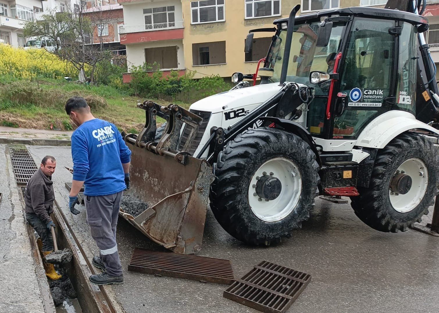 samsun haber: Canik’te sağanak alarmı: Mazgallar temizleniyor