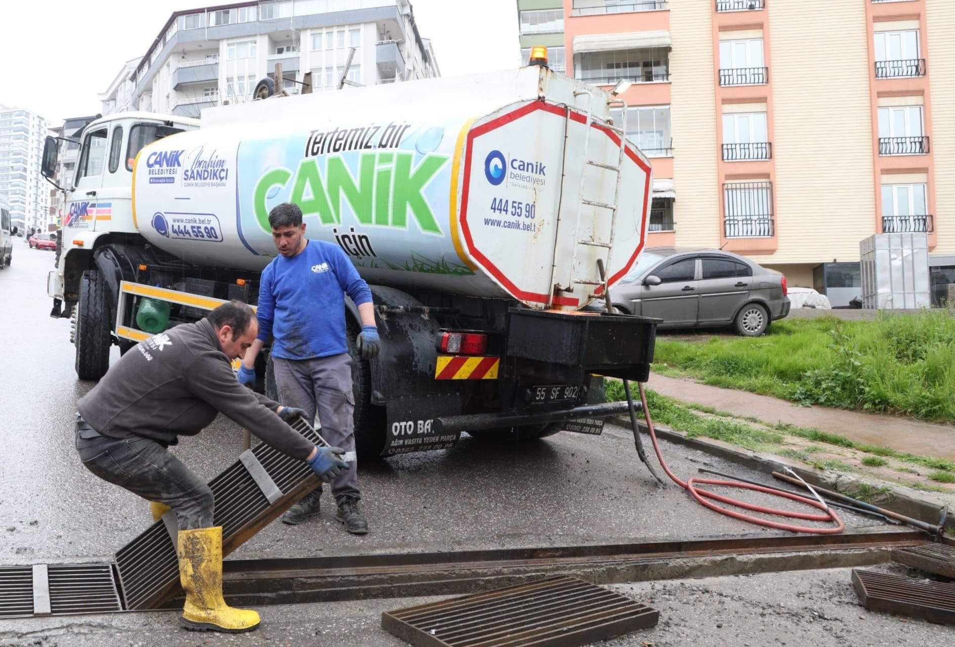 samsun haber: Canik’te sağanak alarmı: Mazgallar temizleniyor