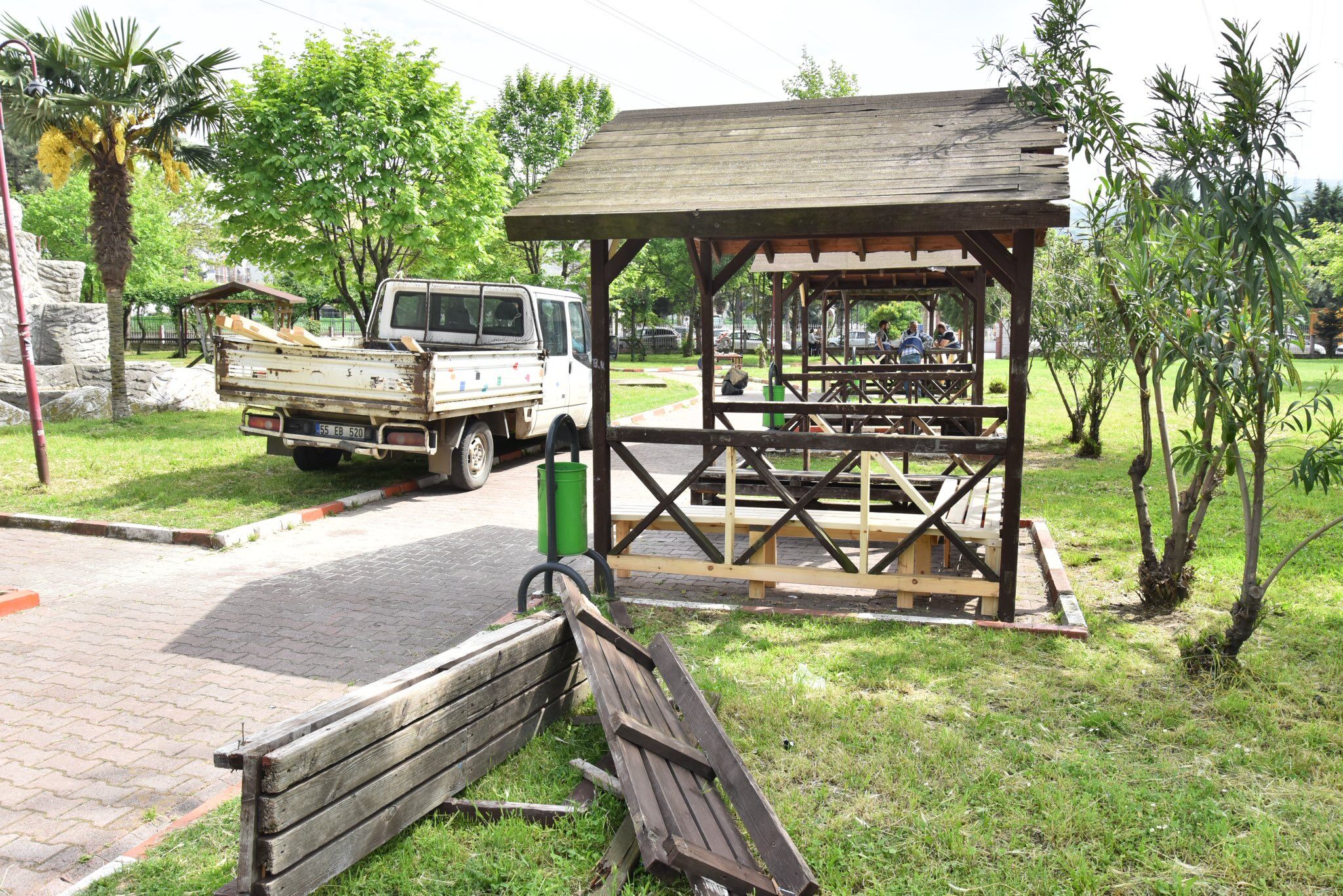 samsun haber: Tekkeköy’de park ve sosyal alanlarda bakım çalışması