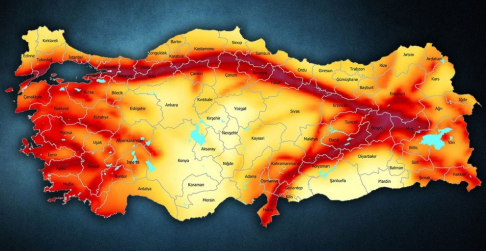 Samsun kaçıncı derece deprem bölgesinde?