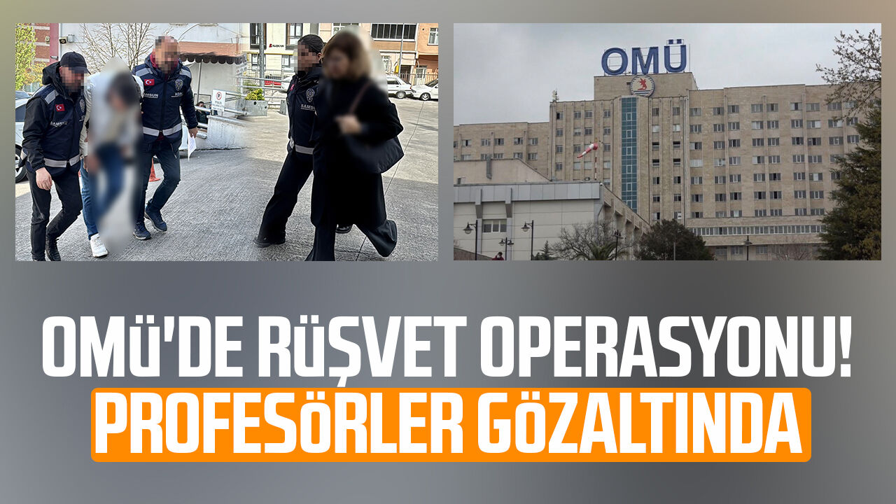Samsun O M Ü'de Rüşvet Operasyonu! Profesörler Gözaltında