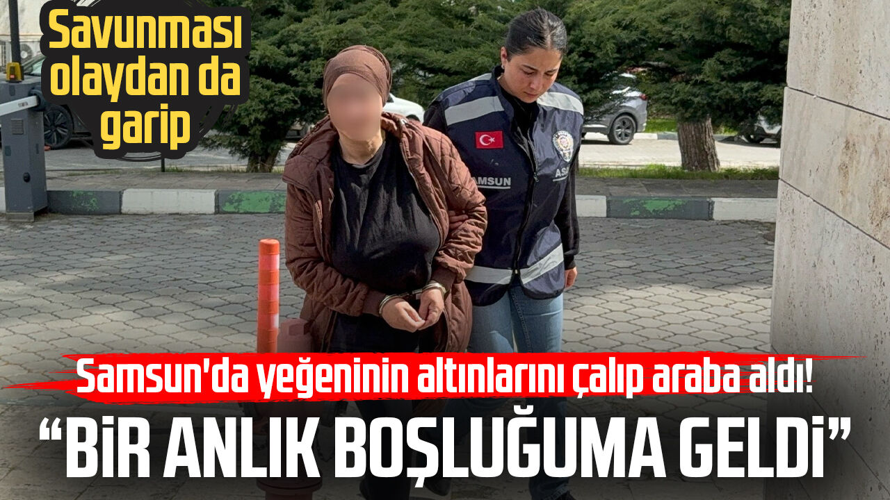 Samsun'da Yeğeninin Altınlarını Çalıp Araba Alan Teyze Hakkında Karar 4