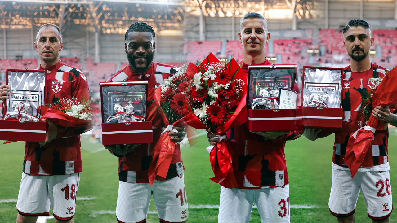 Samsunspordan Plaket Takdimi