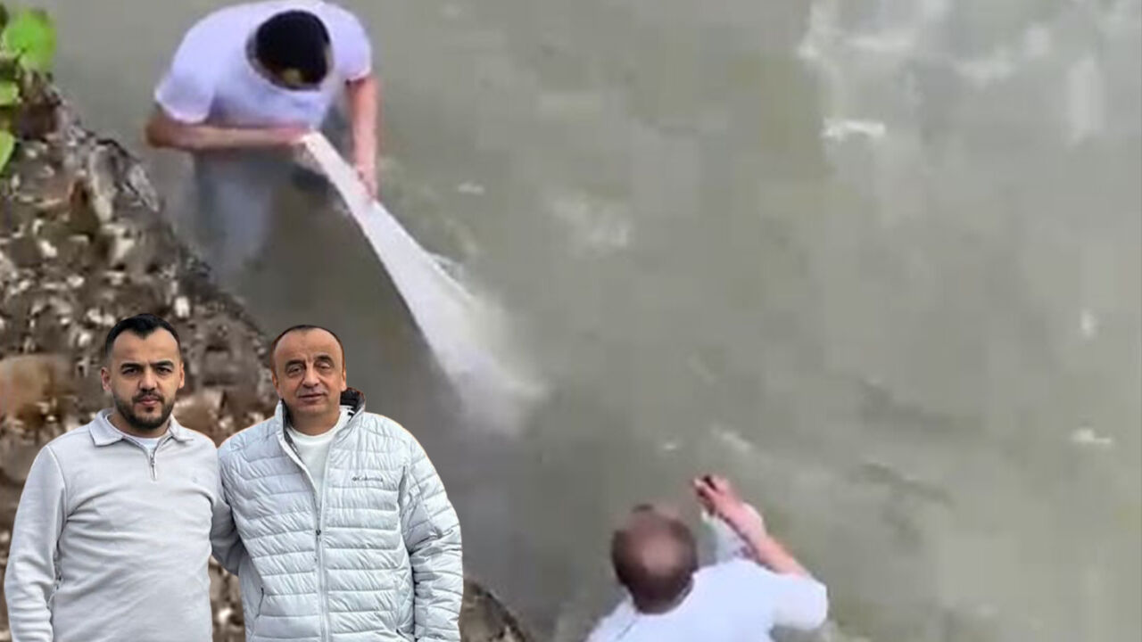 Sele kapılan amca ve yeğenin son görüntüleri ortaya çıktı