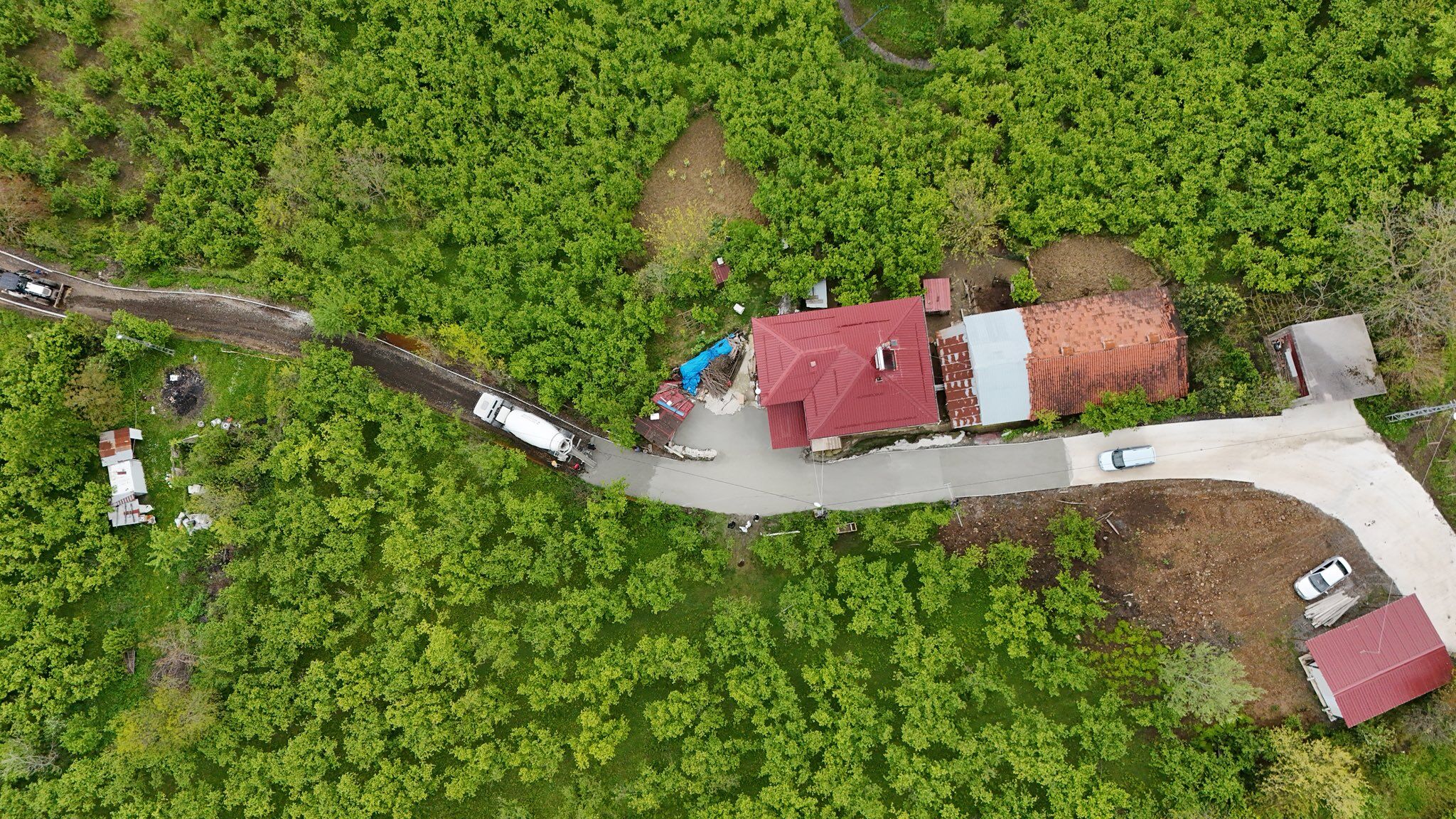 Tekkekoyde Yol Calismalari 1 (2)