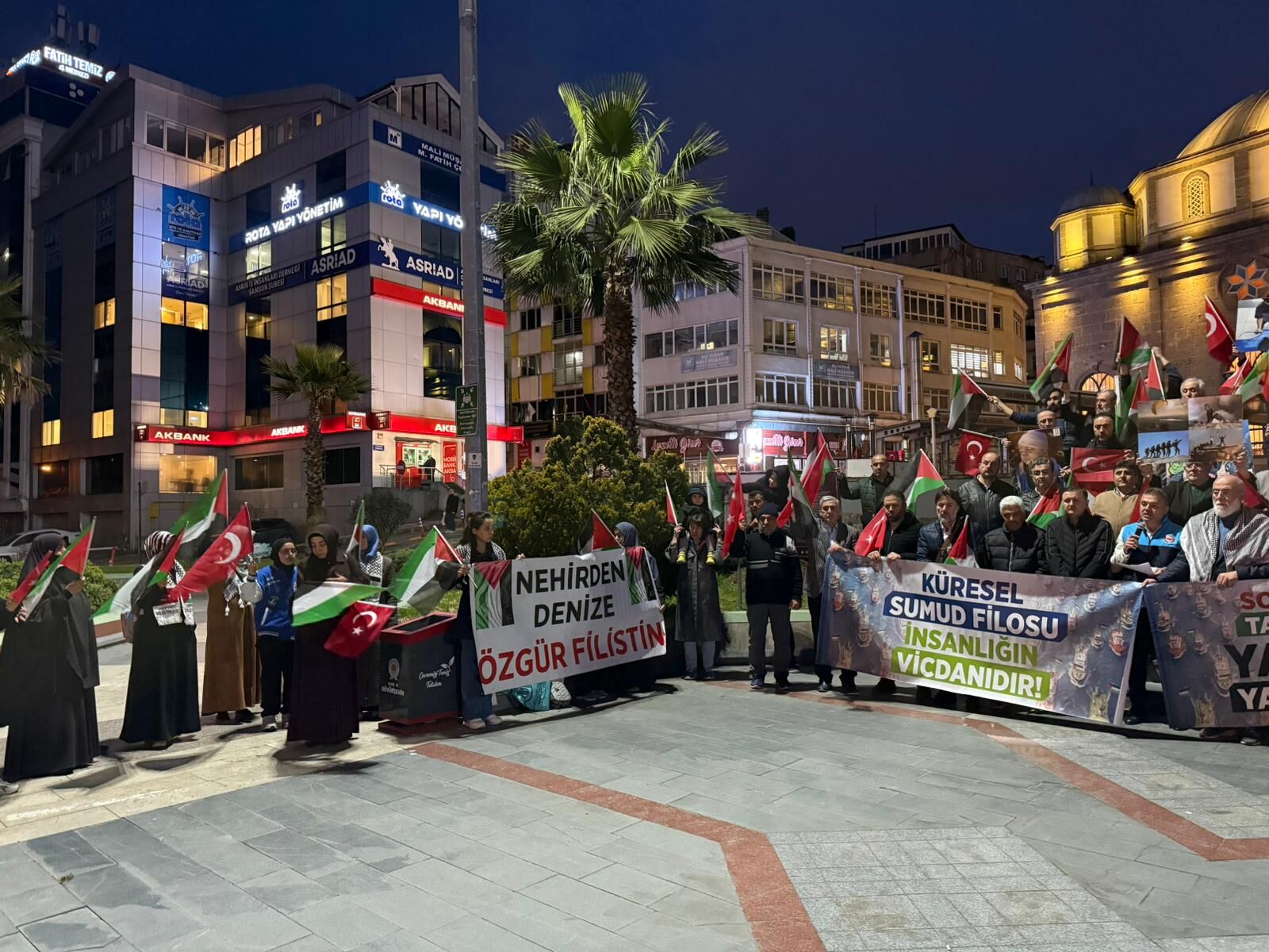 samsun haber: Sumud filosuna saldırıya Samsun’dan tepki, dünyaya mesaj 