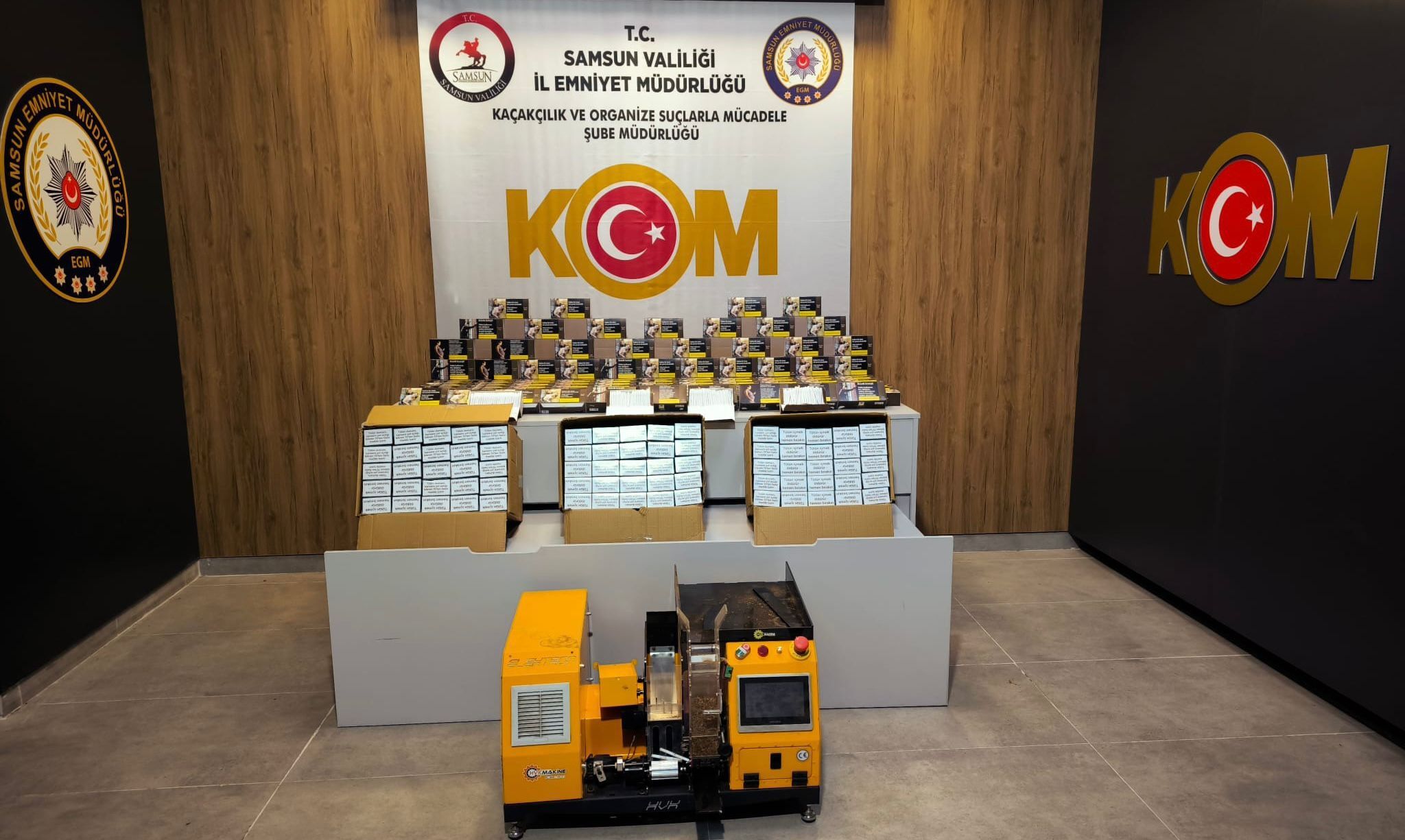 Samsun'da ikamete baskın: On binlerce geçirildi!