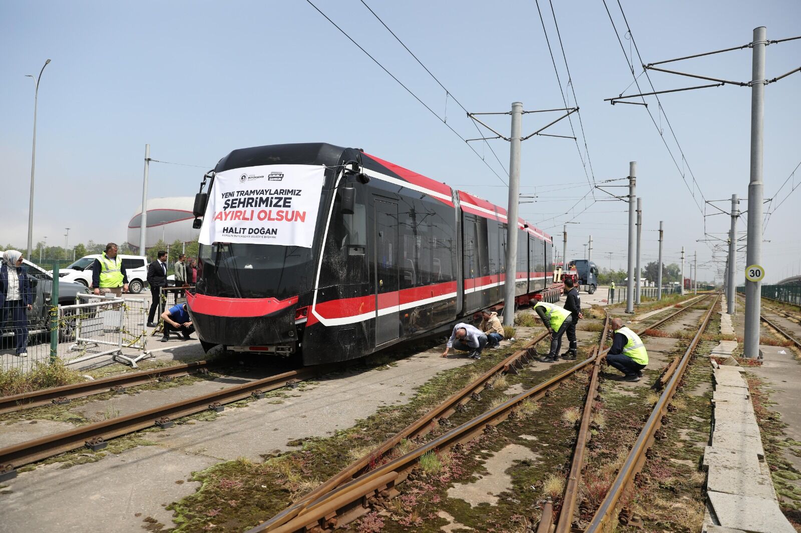 samsun haber: Samsun’un yeni tramvayı raylara iniyor! Şehre özel renk