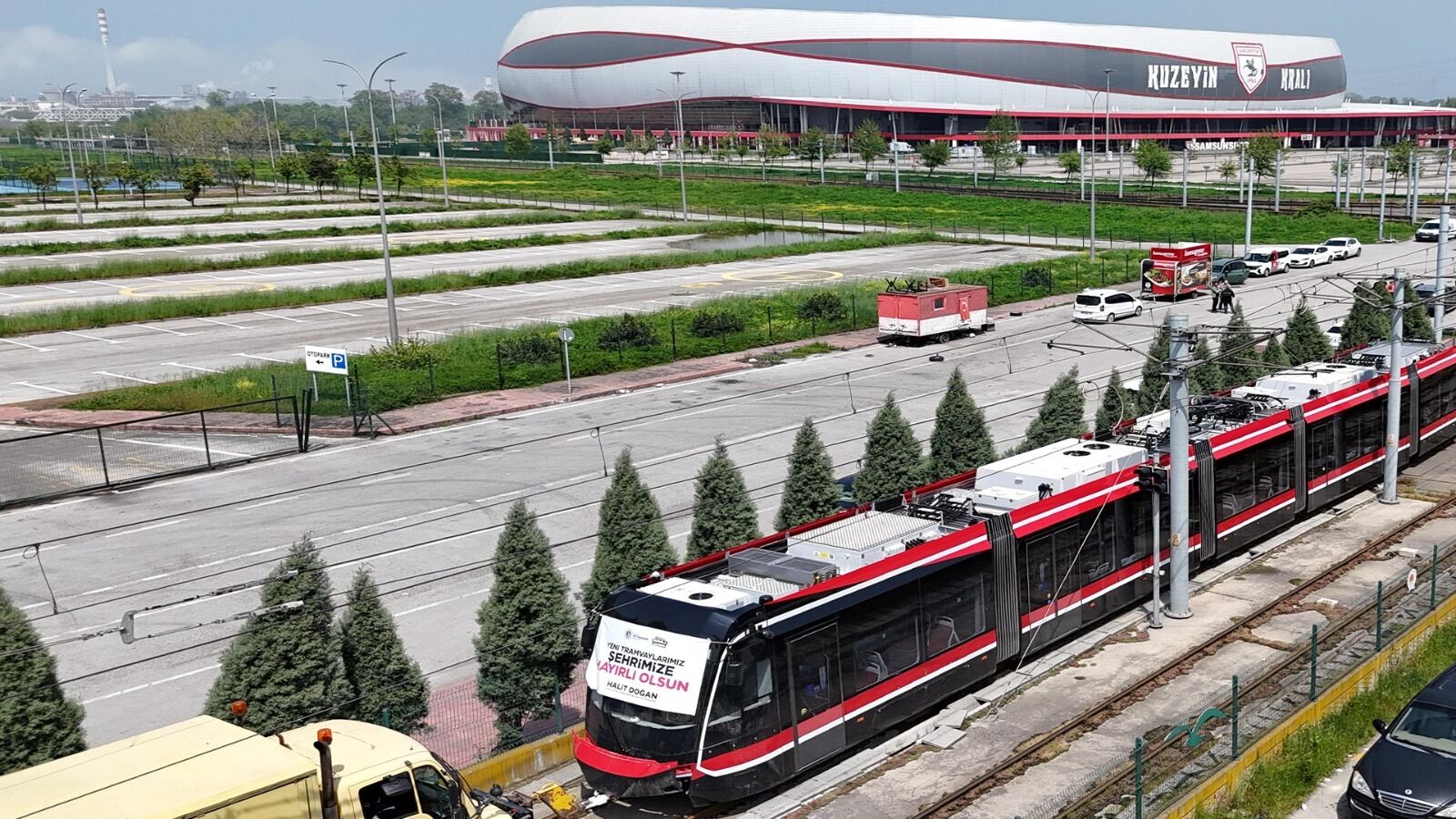 samsun haber: Samsun’un yeni tramvayı raylara iniyor! Şehre özel renk