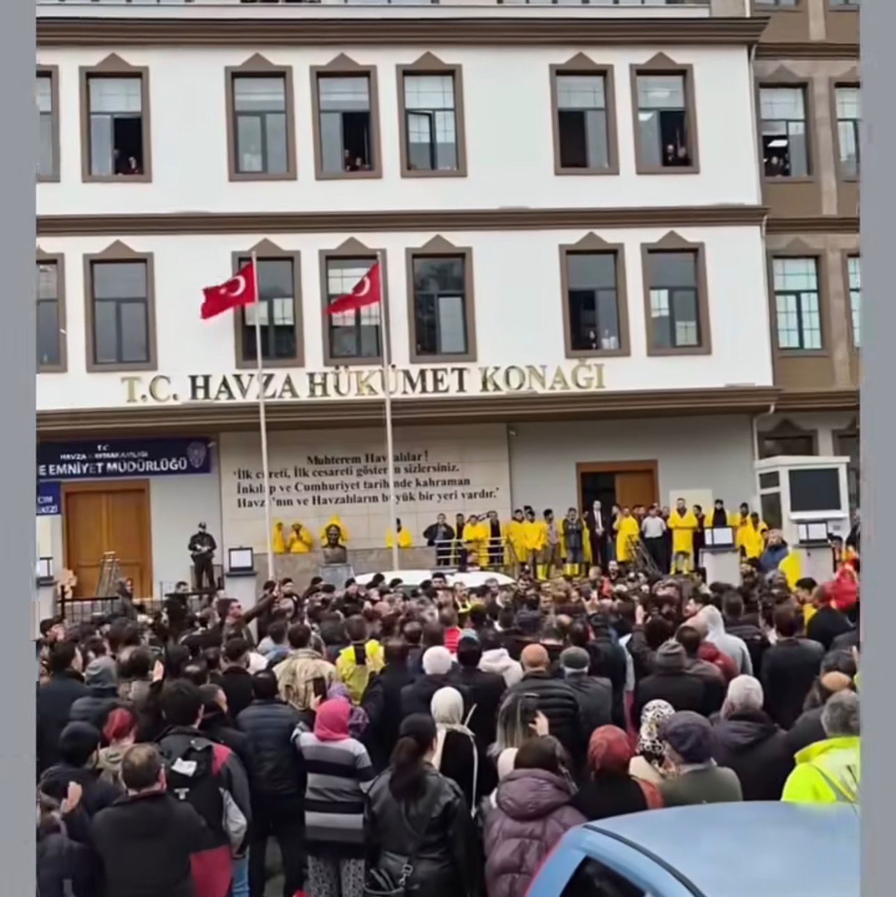 samsun haber: Selin vurduğu Havza'da tansiyon yükseldi! Vatandaşlar eylem yaptı