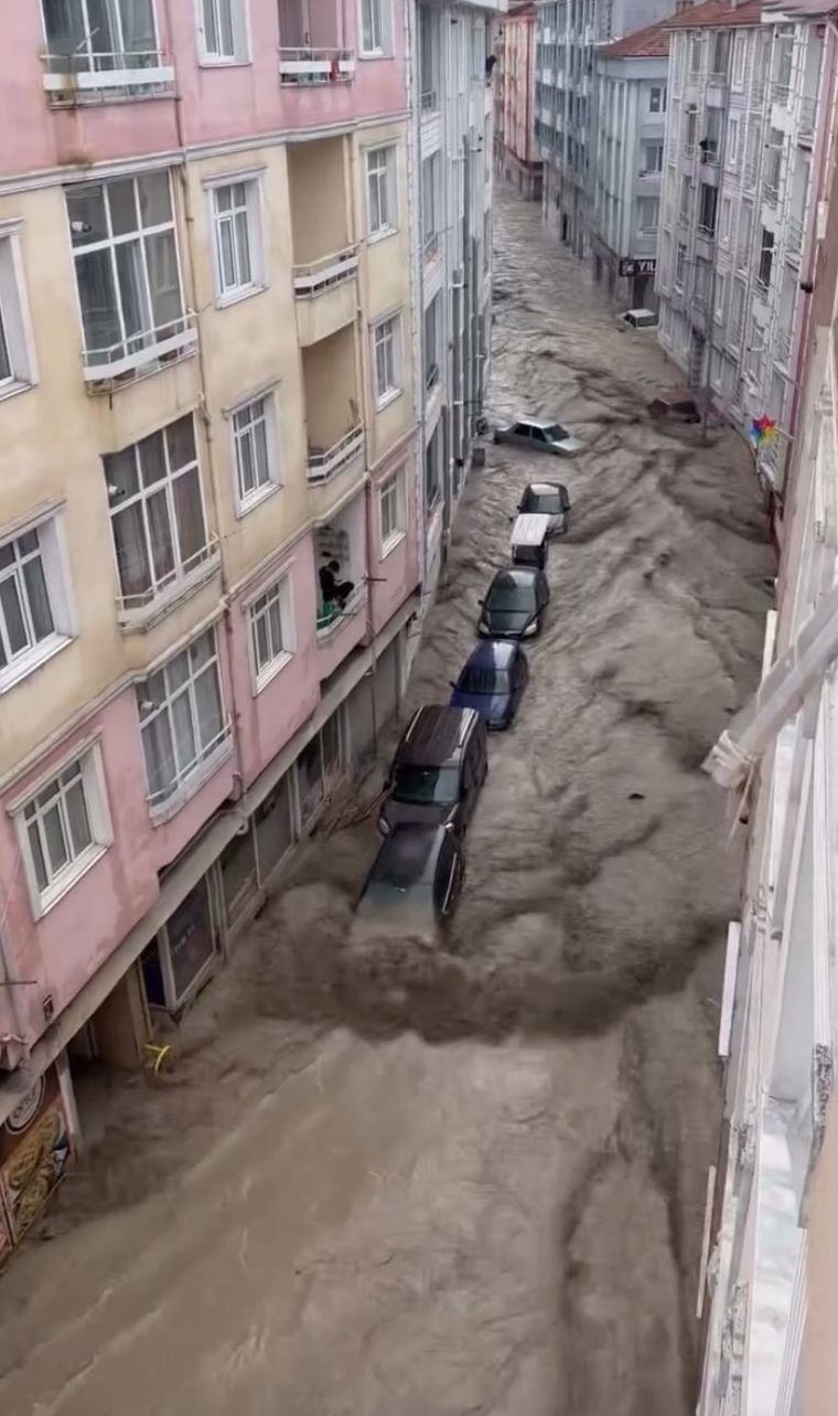 samsun haber: Samsun Havza'daki sel felaketinin boyutu kamerada! 