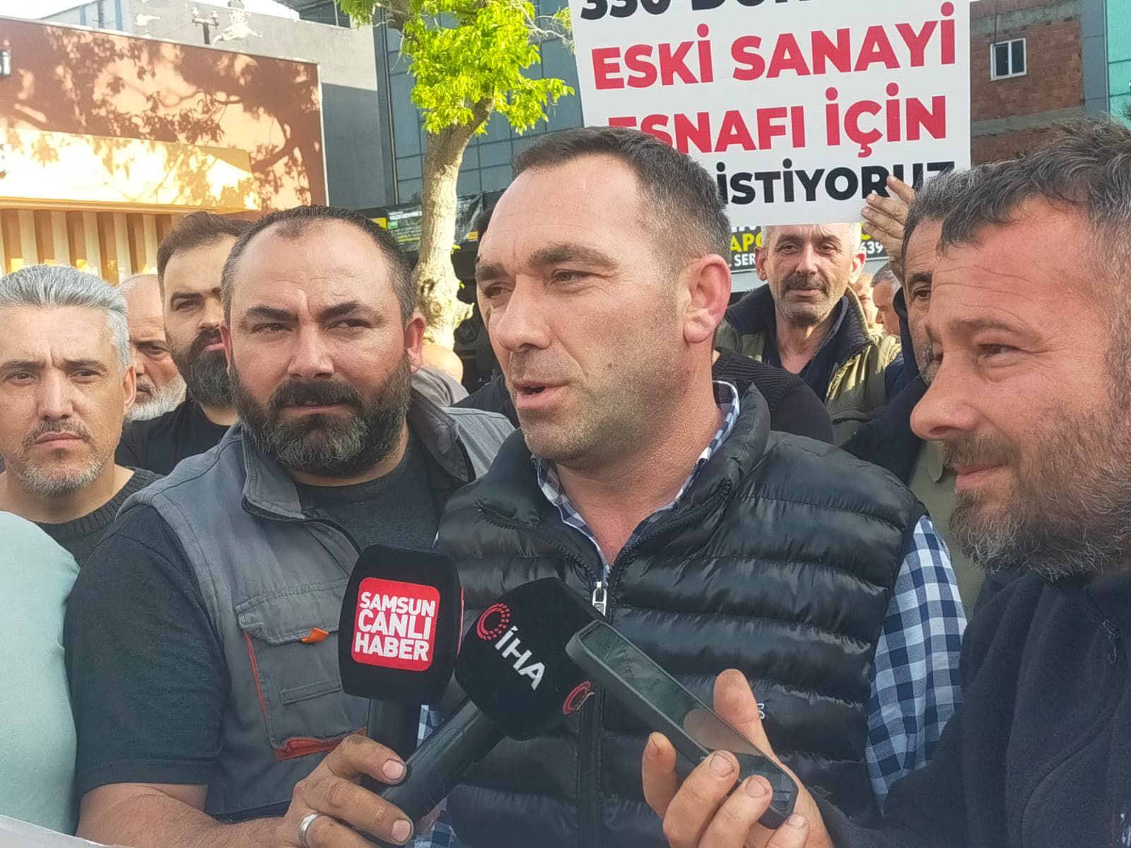 samsun haber: Samsun'da sanayi esnafından çağrı! "330 dükkanı bize verin"