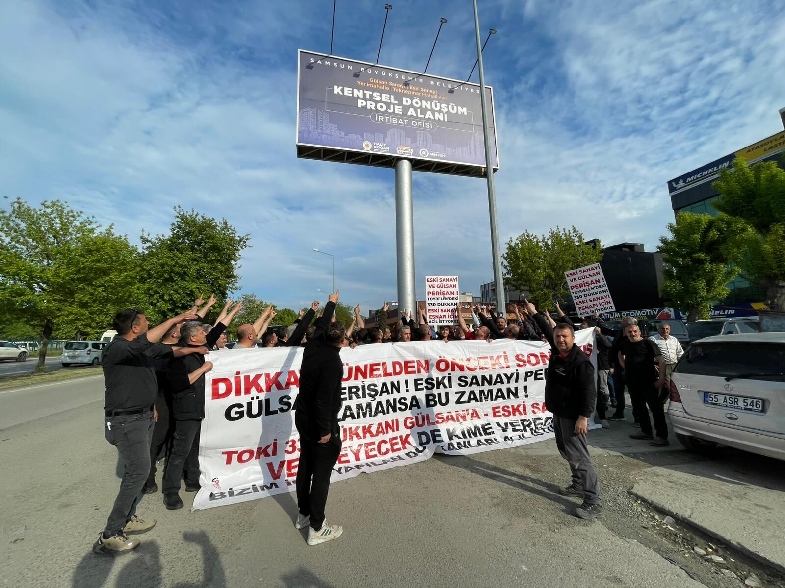 samsun haber: Samsun'da sanayi esnafından çağrı! "330 dükkanı bize verin"