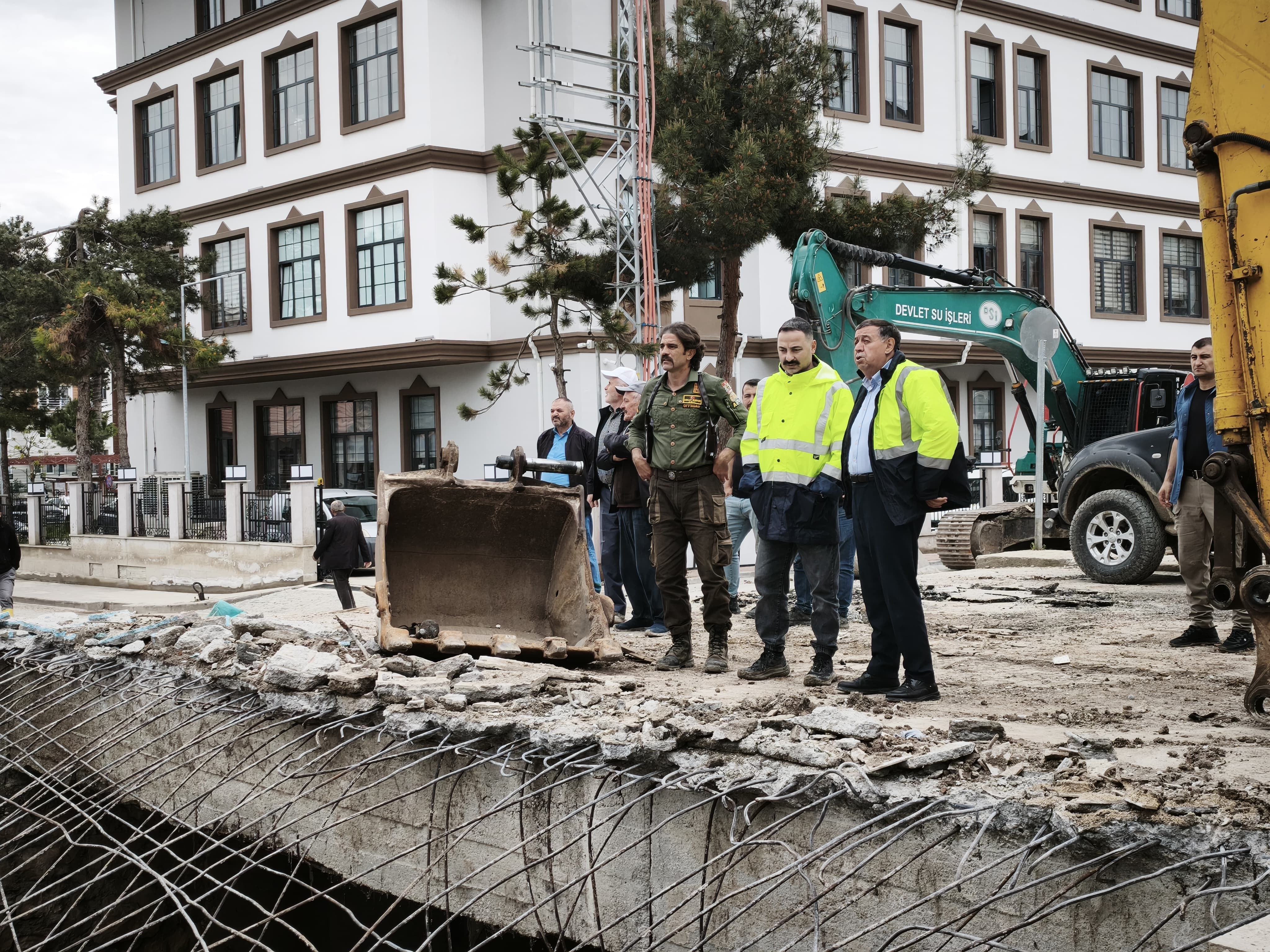 samsun haber: Havza’da dere üzerindeki yapılar kaldırılıyor