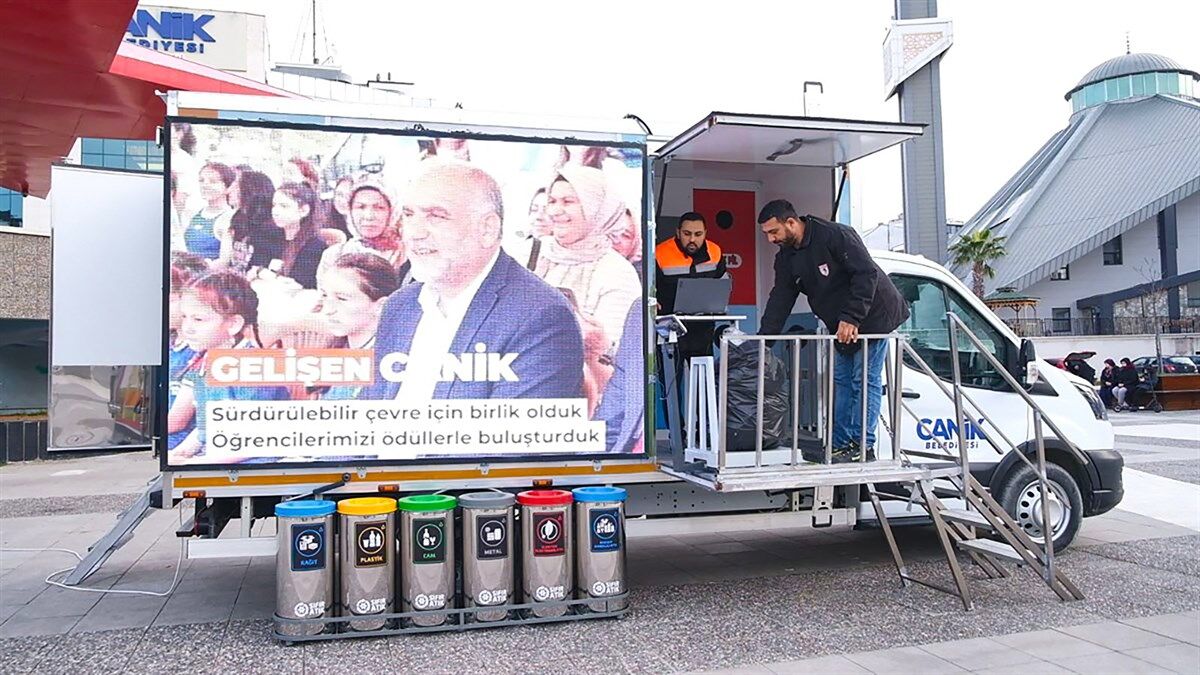 samsun haber: Canik Belediyesi’nden geri dönüşüme bayram hediyesi