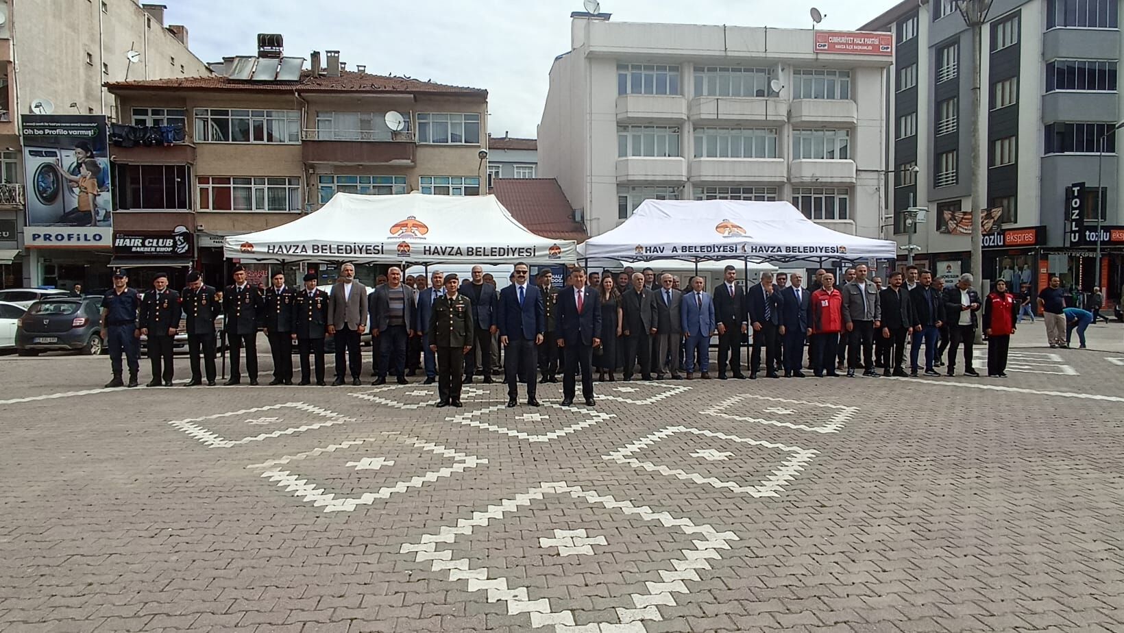 Havza’da 25 Mayıs’ın 107. yılı törenle kutlandı