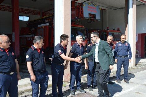 samsun haber: Havza'da sel kahramanlarına başarı belgesi