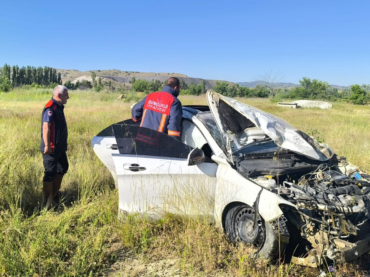 Çorum'da feci kaza! Zafer Kaynarca hayatını kaybetti