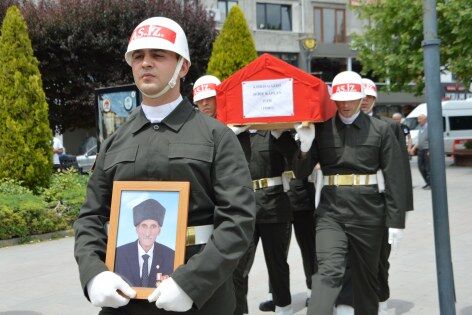 samsun haber: Samsun'da Kıbrıs gazisi Şerif Kaplan'a son görev