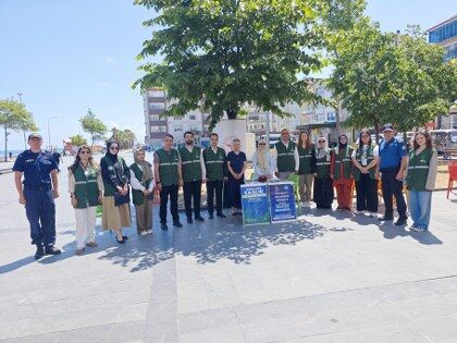 samsun haber: Yeşilay'dan Yakakent'te bağımlılıkla mücadele seferberliği