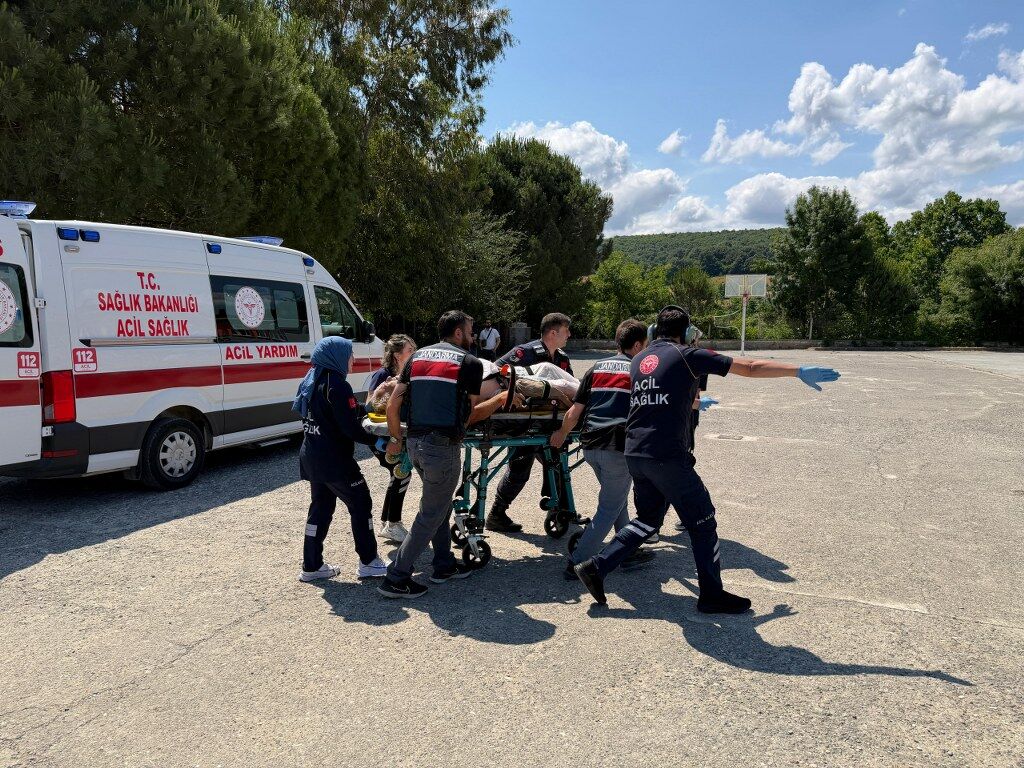 Samsun'da can pazarı! Ambulans helikopter havalandı