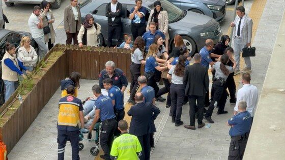 samsun haber: Samsun Adliyesi'nde ortalık karıştı! 8 kadın gözaltında
