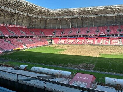 samsunspor haber: Samsunspor'un sahası baştan aşağı yenileniyor