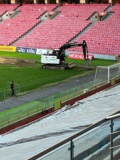 samsunspor haber: Samsunspor'un sahası baştan aşağı yenileniyor