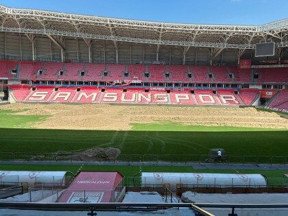 samsunspor haber: Samsunspor'un sahası baştan aşağı yenileniyor
