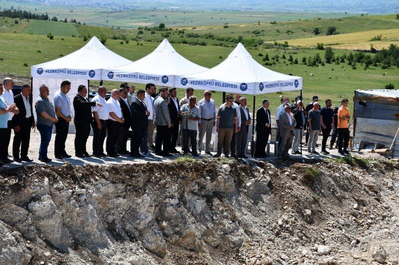 samsun haber: Vezirköprü OSB'de ilk fabrika için ilk kazma vuruldu