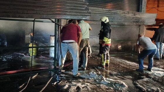 samsun haber: Bafra'da sanayi sitesinde korku dolu gece!