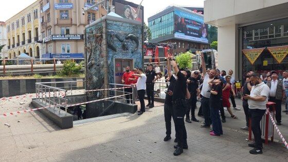 samsun haber: Samsun'da işlek caddede faciadan dönüldü! Hayat kurtaran detay