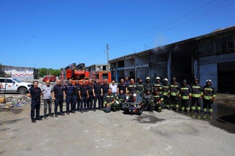 samsun haber: Samsun İtfaiyesi'ne robot itfaiyeci! Alevkıran göreve hazır