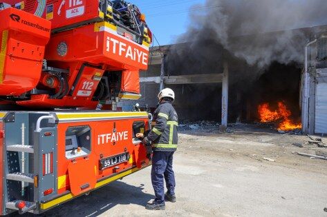 samsun haber: Samsun İtfaiyesi'ne robot itfaiyeci! Alevkıran göreve hazır