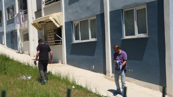 samsun haber: Samsun'da 11 katlı binada panik! Pencereden düştü