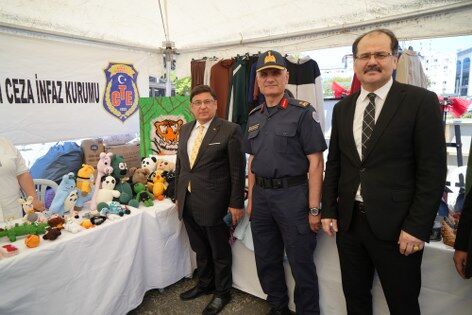 samsun haber: Samsun'da cezaevinden üretime: El emeği ürünler sergilendi